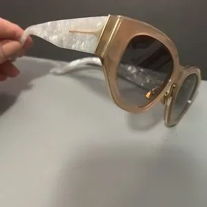 DEZI | Accessories | Dezi Sunglasses In Beige And Pearl  display picture 2